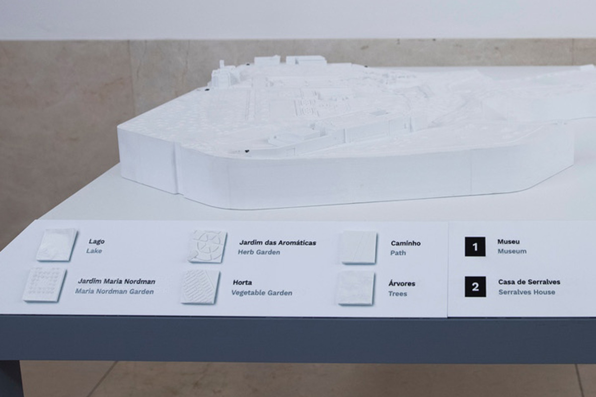 Mapa Tátil da Fundação Serralves